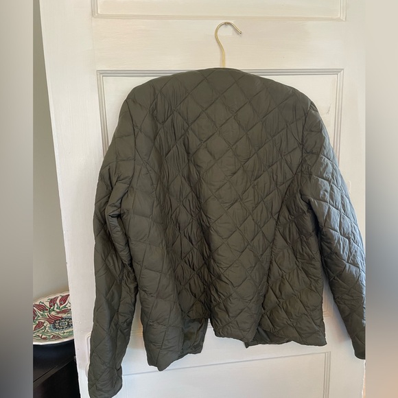 Olive green puffer. - Picture 2 of 3